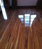 High glossy laminated wooden flooring