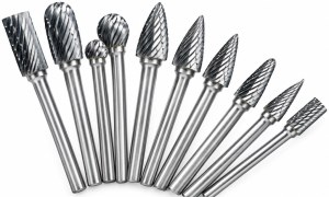 Tungsten Carbide Rotary Burr – Pointed Cone 3 × 6mm with 3mm Shank