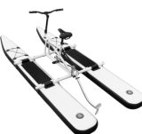 Wholesale inflatable floating grey waterbike pedal boats hydrocycle bicycle